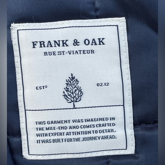 Frank And Oak lumberjack wool jacket size medium - Picture 12 of 14